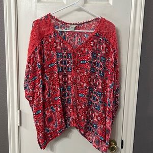 Ariat Women’s western short sleeve shirt size medium.